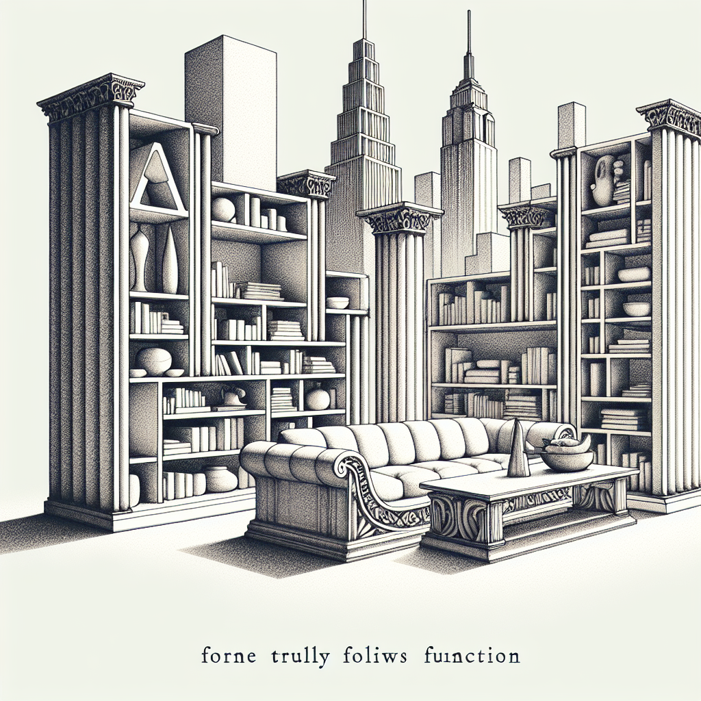 Architectural Furniture: When Form Follows Function