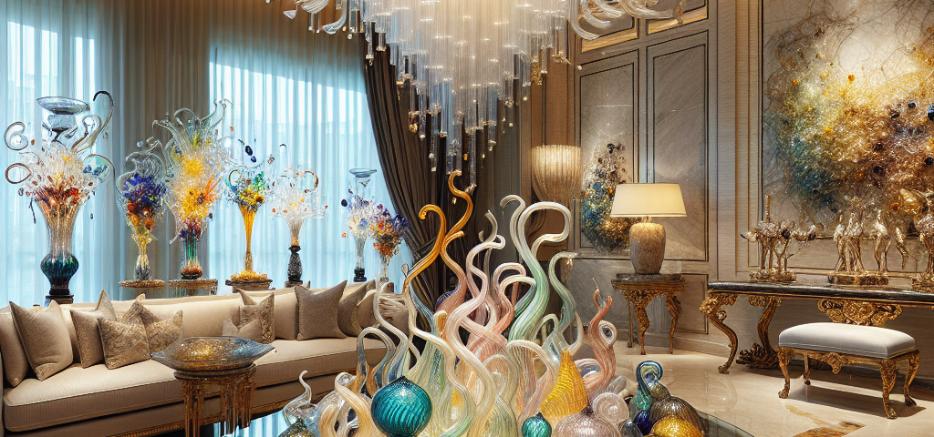 Artisanal Glass: Handblown Elements in Upscale Decor