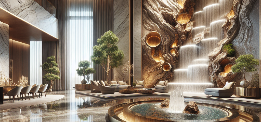 Haute Hydration: Luxury Water Features for Interior Spaces