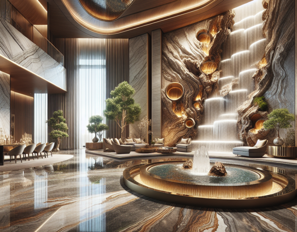 Haute Hydration: Luxury Water Features for Interior Spaces