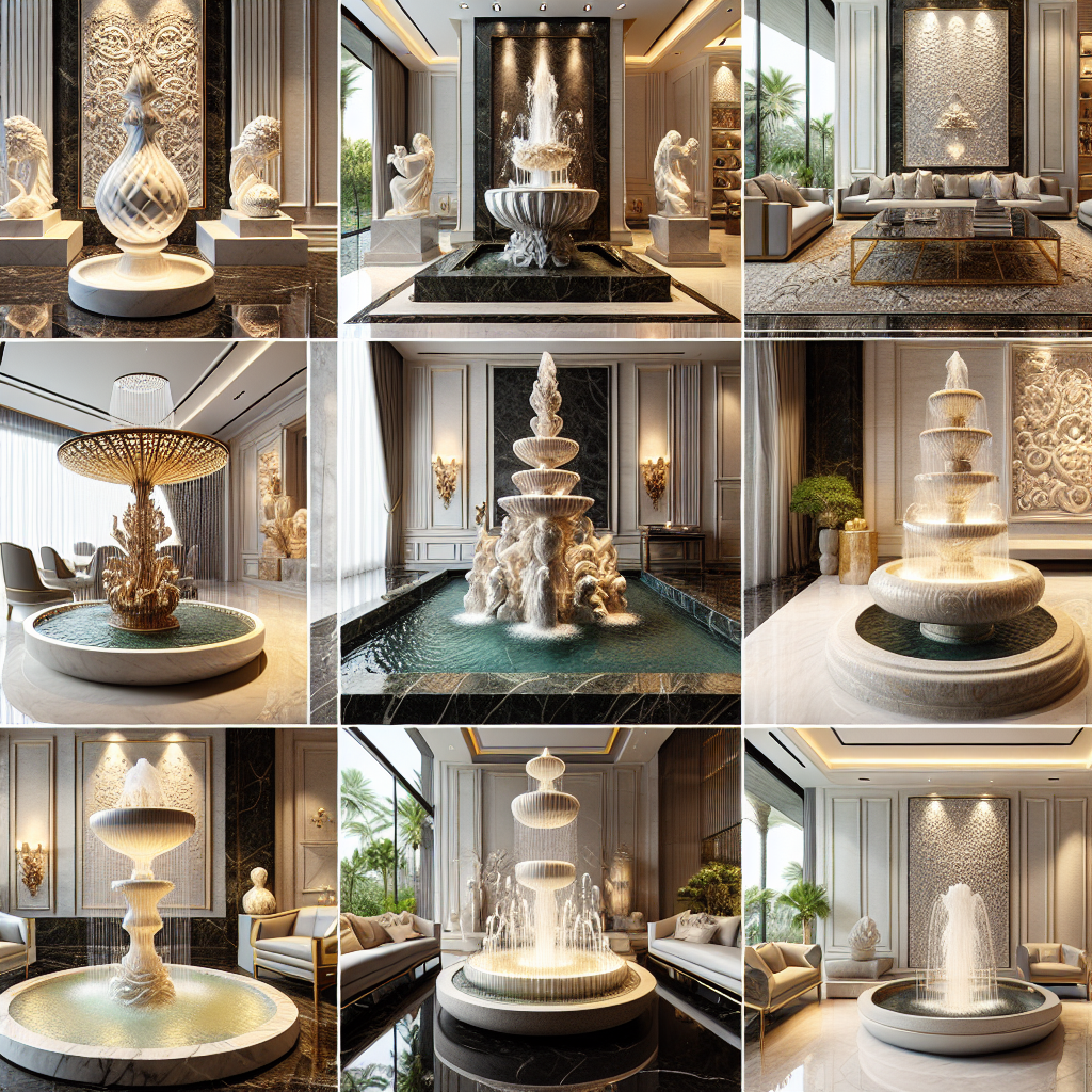Haute Hydration: Luxury Water Features for Interior Spaces