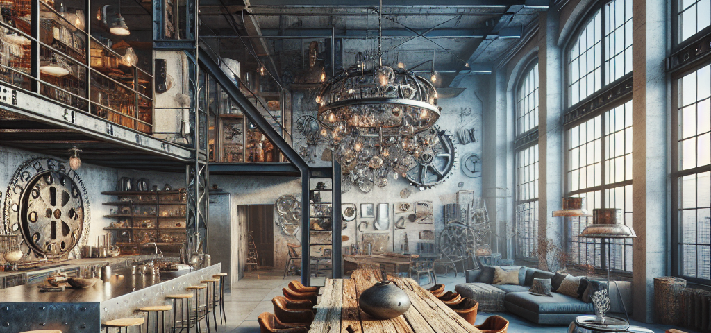 Industrial Elegance: Refining Raw Elements for Luxury Living