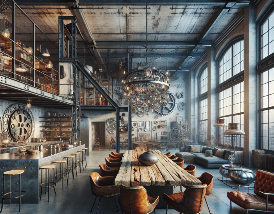 Industrial Elegance: Refining Raw Elements for Luxury Living