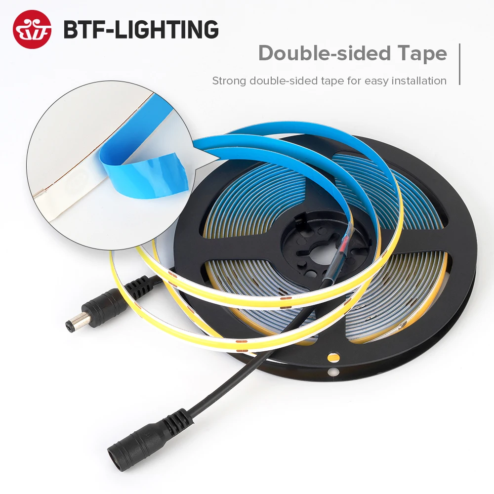 FCOB LED Strip Light 336 480 528 LED High Density Flexible FOB COB Led Light RA90 Warm Nature Cool White Linear Dimmable 12V 24V - Image 5