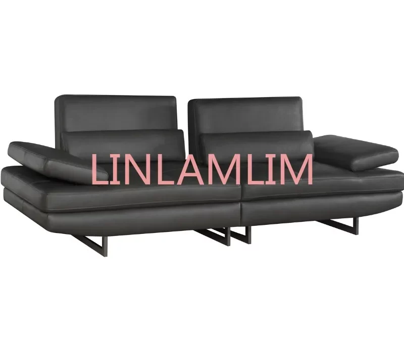 High quality cow top graded real genuine leather sofa/living room sofa furniture latest style home used 3 seater leather couch