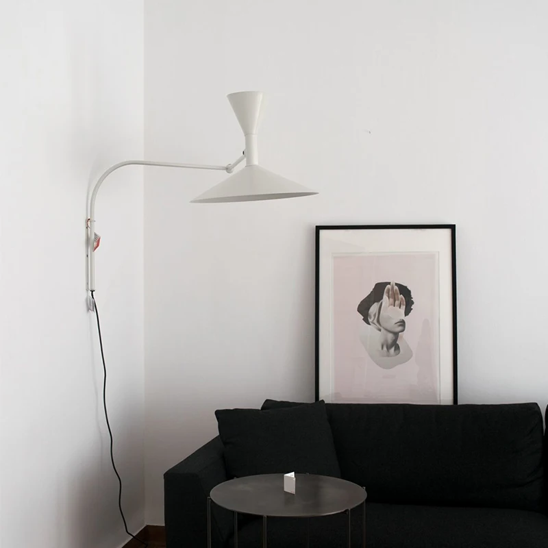 Modern Designer Sconce Wall Light For Living Room Home Indoor Decor Rotatable Wall Lamp Bedroom Bedside Replica Lights Fixture - Image 5