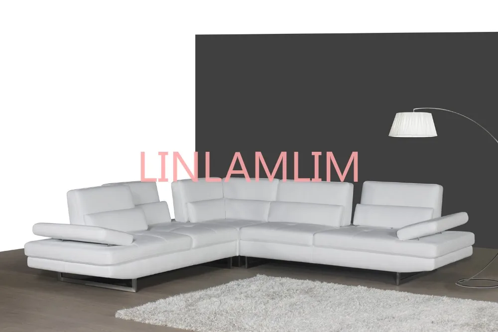High quality cow top graded real genuine leather sofa/living room sofa furniture latest style home used 3 seater leather couch - Image 3