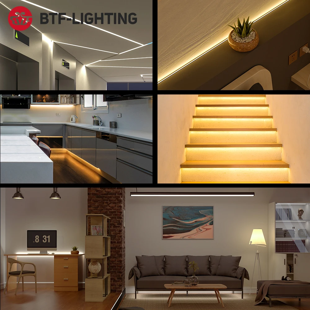 FCOB LED Strip Light 336 480 528 LED High Density Flexible FOB COB Led Light RA90 Warm Nature Cool White Linear Dimmable 12V 24V - Image 4