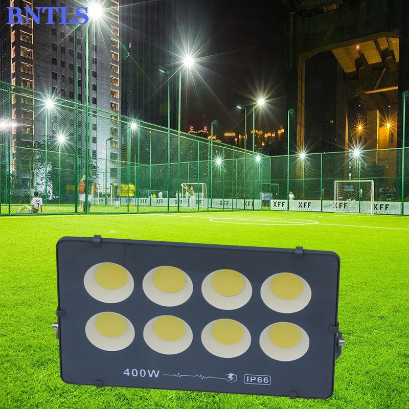 AC220V LED lights Ultrathin LED Flood Light 300W 400W 500W 600W IP65 Spotlight Reflcetor Outdoor Lighting Wall Lamp Floodlight - Image 2