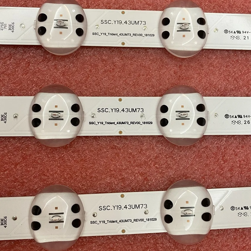 LED Backlight Strip for TV 43UM7100PSA 43UM7340PVA 43UM4390PLC 43UM74006LB 43UM7450PLA 43UM7390PLC 43UM7400PLB 43UM7300PSA - Image 4