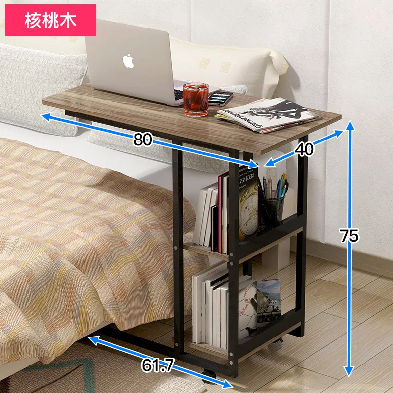 Computer desk for home dormitory, convenient removable simple desk notebook desk student computer desk - Image 4