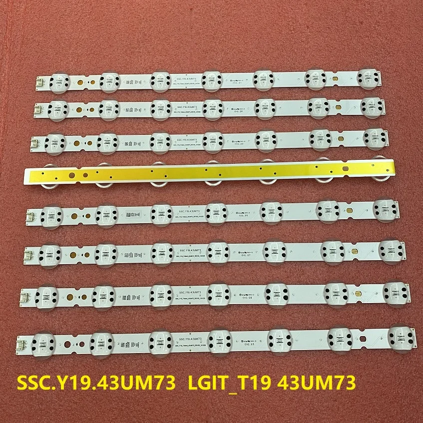 LED Backlight Strip for TV 43UM7100PSA 43UM7340PVA 43UM4390PLC 43UM74006LB 43UM7450PLA 43UM7390PLC 43UM7400PLB 43UM7300PSA - Image 6