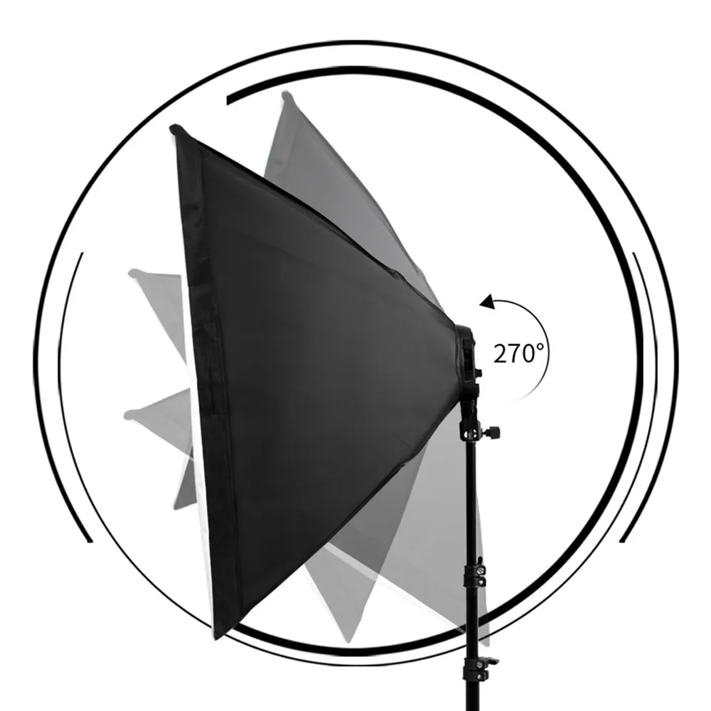 Photography Softbox Lighting Kits 50x70CM Professional Continuous Light System Soft Box For Photo Studio Equipment - Image 5