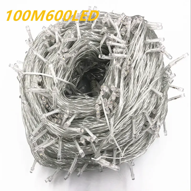Novelty 600 Leds 100M Flasher String Lighting For Outdoor/ Indoor Wedding Party Christmas Tree Twinkle Fairy Decoration Lights - Image 4