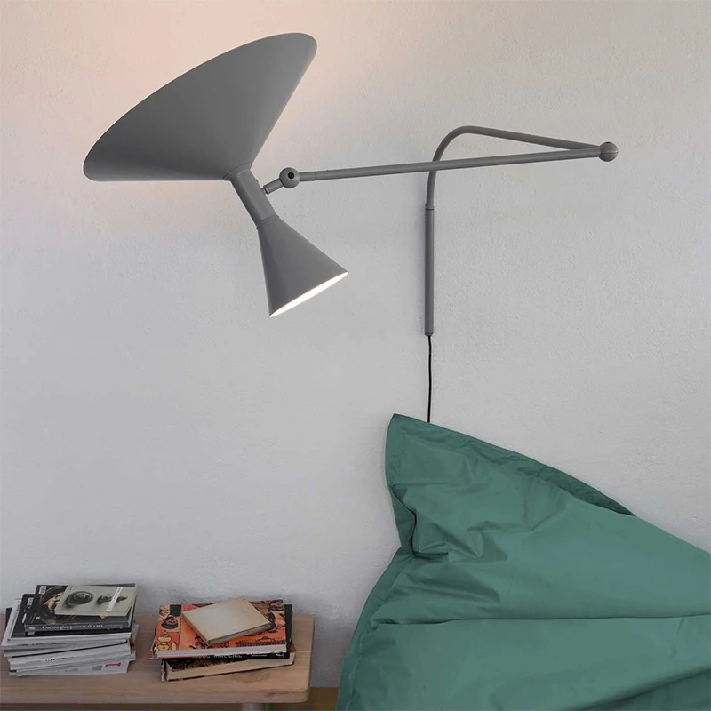 Modern Designer Sconce Wall Light For Living Room Home Indoor Decor Rotatable Wall Lamp Bedroom Bedside Replica Lights Fixture - Image 3
