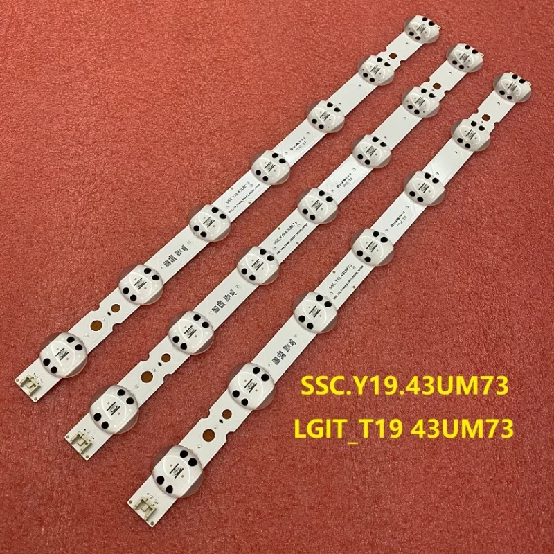 LED Backlight Strip for TV 43UM7100PSA 43UM7340PVA 43UM4390PLC 43UM74006LB 43UM7450PLA 43UM7390PLC 43UM7400PLB 43UM7300PSA