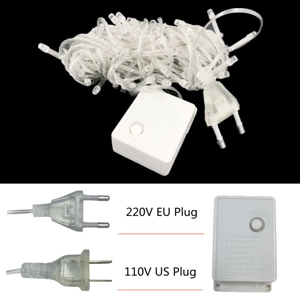 Outdoor LED String Lights Garland 110/220V 10-100M Waterproof Fairy Light Christmas Wedding Party Holiday Gardening Decoration - Image 4