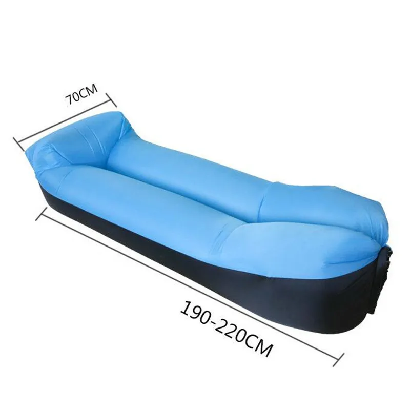 Air Lazy Inflatable Sofa Portable Outdoor Beach Air Sofa Sleeping Bag Bed Oxford Cloth 240x70cm - Image 4