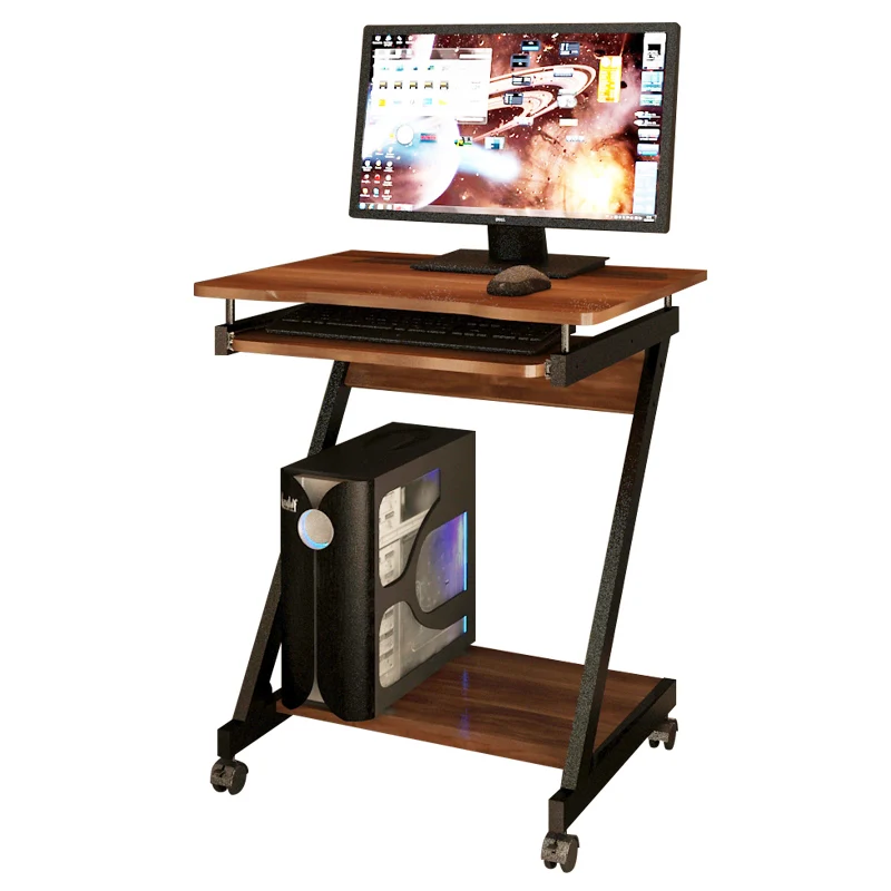 60x48x72cm Work Study Writing Table 60x45x75cm Mini Computer Desk Small Home Office Furniture Keyboard Bracket Metal Z BlackDesk - Image 6