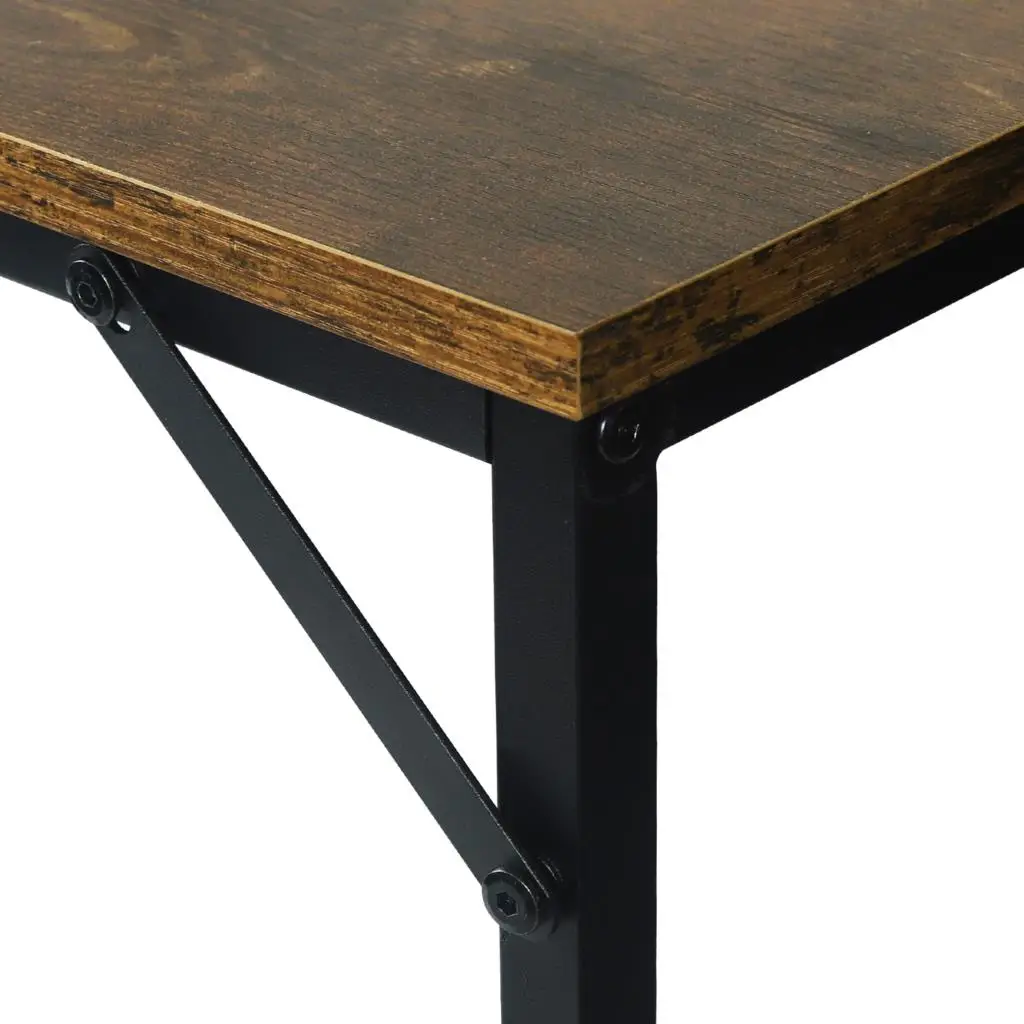 Office Desk Computer Work Table Laptop Stand with Side Shelf 120x60x75cm PC Game Table For Office Furniture Bedroom Decoration - Image 4