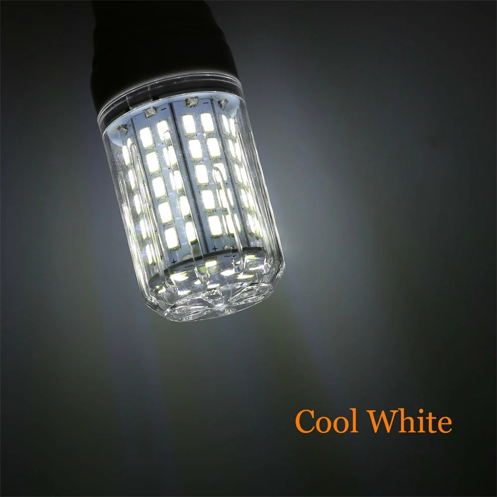 Brightness LED Corn Light Bulbs E27 E14 E26 E12 B22 AC 110V 220V 230V 240V 7W - 35W Table Desk Lamps Spotlights for Home Indoor - Image 6