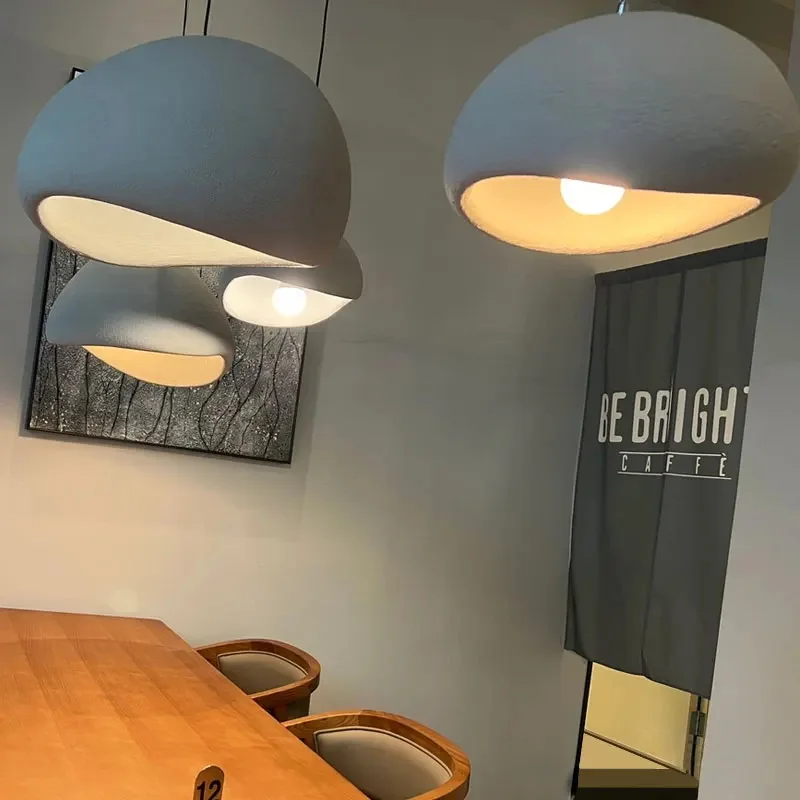 Japanese Style Wabi Sabi E27 Led Ceiling Chandelier Modern Dining Table Pendant Light for Living Room Bedroom Loft Hanging Lamp - Image 2