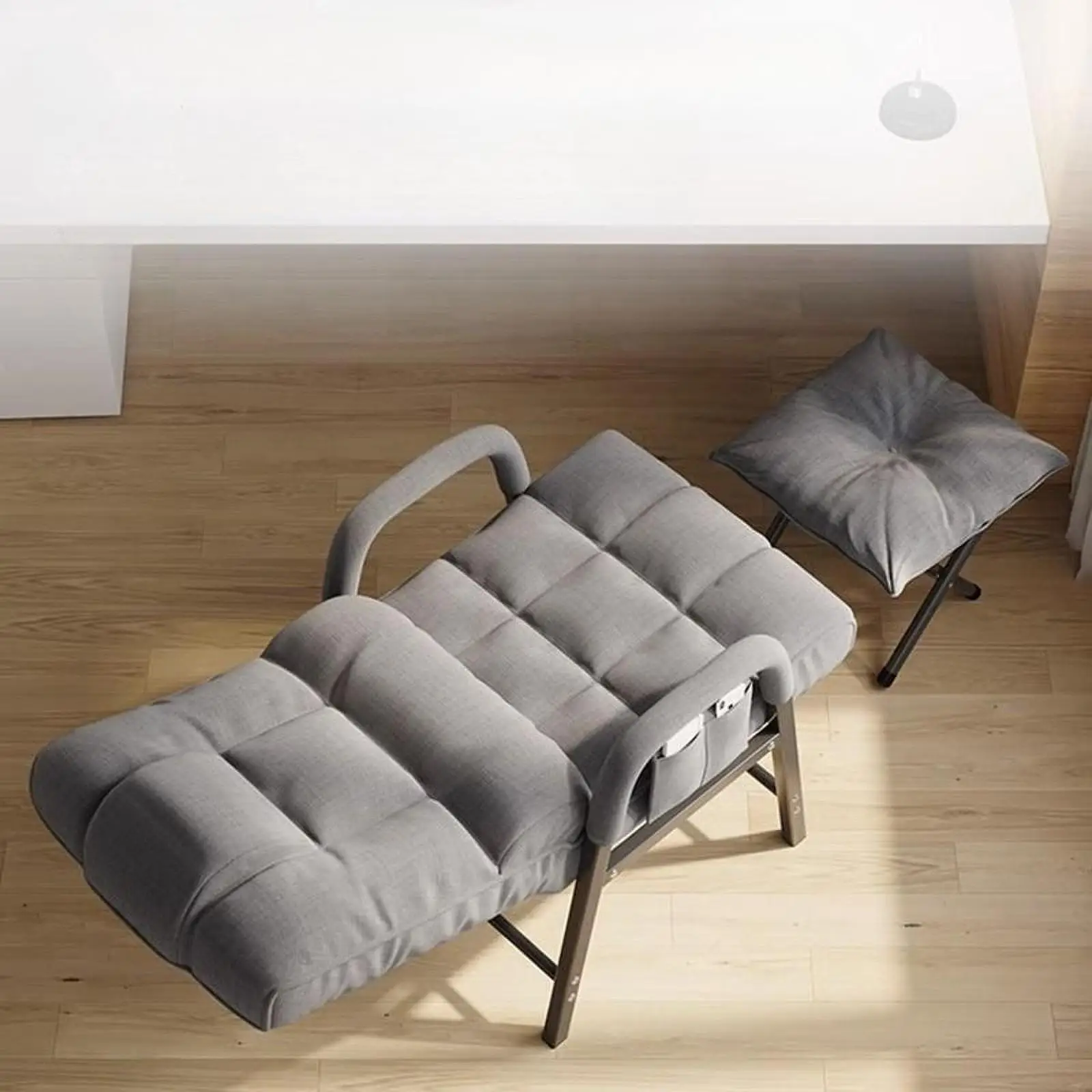 Ergonomic Reclining Chair Padded Cushion Seat High Back Metal Frame Dormitory Thickened Neck Support For Gaming Reading Chair - Image 3