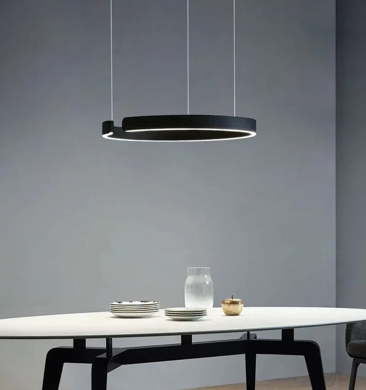 Ceiling chandelier Pendant light Chandeliers for dining room LED Bedroom living room nordic home decor Modern Round ring lamps