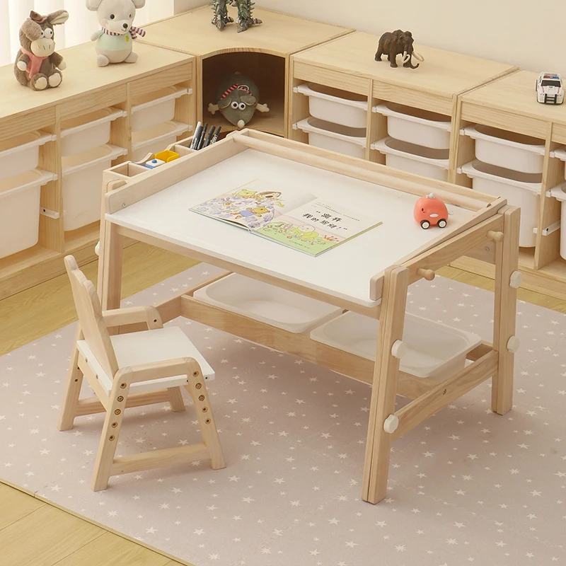 Baby Desk Child Children Table Children's Tables Kids Chair Set Study Students Chairs Student Mesitas De Noche Room Desks