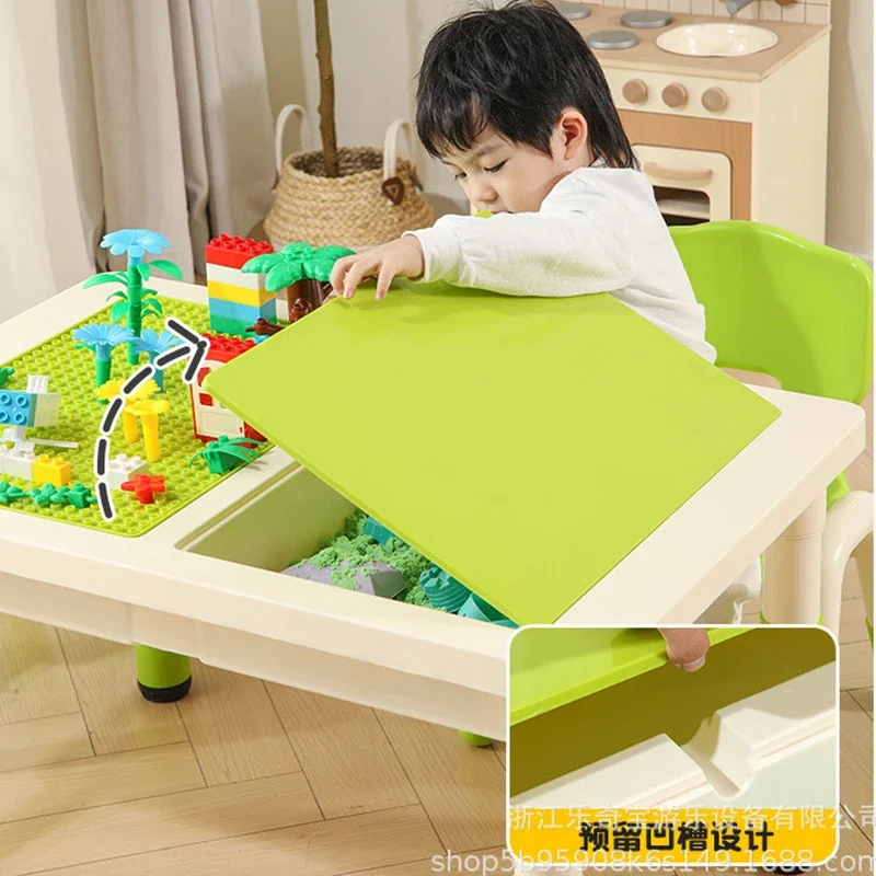 Children Study Desk Children's Set School Furniture Tables Kids Table Elementary Child Childrens Classroom Chair Room Supplies - Image 4