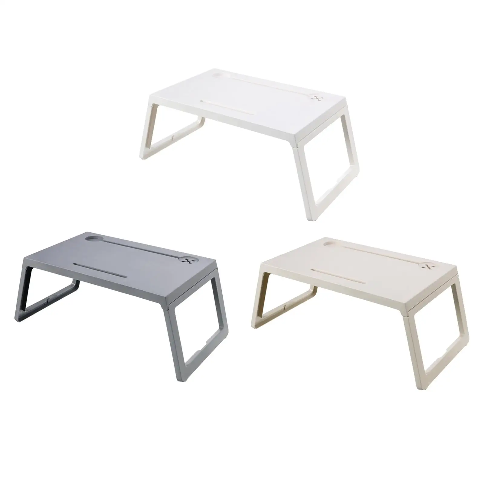 Adjustable Laptop Desk with cups Holder Drawer Breakfast Tray Portable Laptop Table for Reading Floor Table Watching Sofa Bed - Image 2