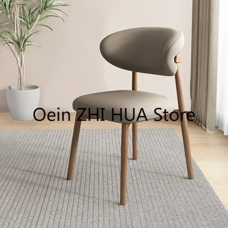 Dining Chairs Rattan Dining Chair Chairs Bedroom Hotel Armchairs Convenience Store Velvet Accent Single Luxury Home Bar Nordic - Image 4