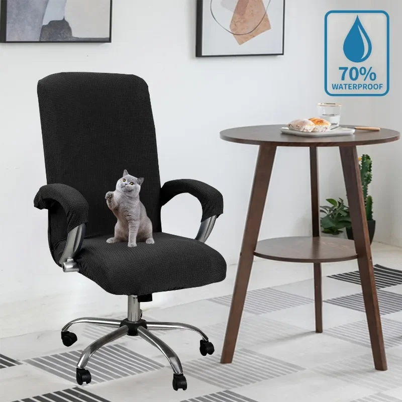 Slipcovers Waterproof Stainproof Office Computer Desk Chair Covers Armchair Protector High Quality Includ Armrest Gamer Covers