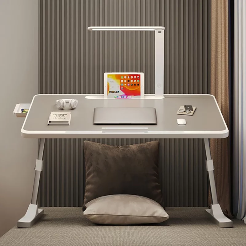 Foldable Lift Bed Small Table Home Learning Desk Simple Bedroom Computer Window Dormitory Student Table Laptop Computer Desk