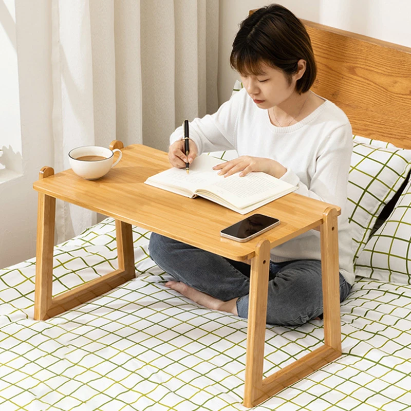 Multi-Functional Home Bedroom Simple Student Computer Desk Bed PC Lapdesk Table Stand Smalll Serving Table - Image 5