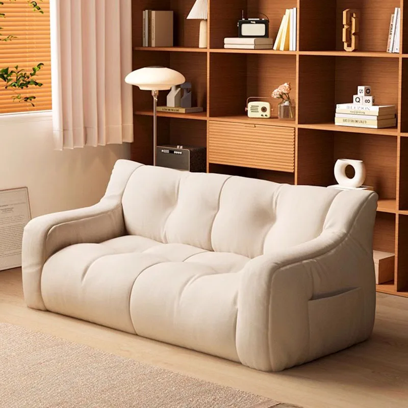 Modern Small Sofa Lazy Leisure Balcony Floor Luxury Home Sofa Recliner Italian Living Room Sofás Para Salón Postmodern Furniture