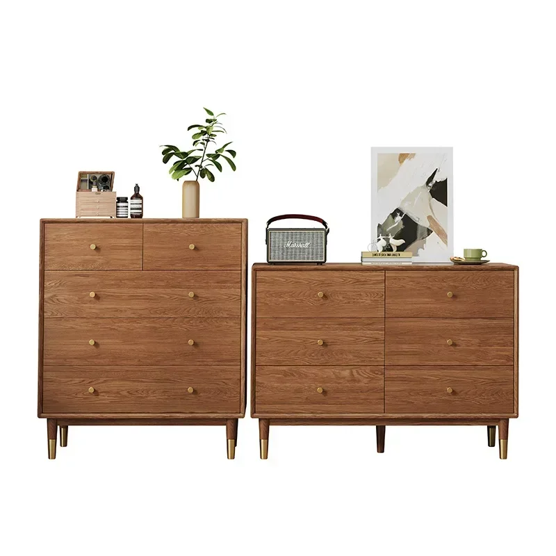 Living Room Storage 6 Drawer Dressers Chest of Drawers Wood Sideboards Designer Originality Organizer Home Furniture Buffet - Image 5