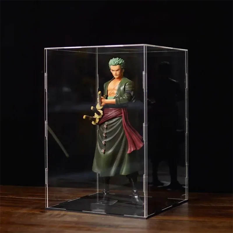 Acrylic Display Case for Collectibles Assemble Clear/Black Base Display Box Home Storage for Lego Figures Doll Toys Figurines - Image 5