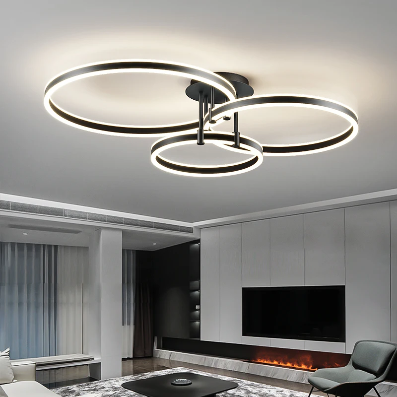 2023 New Italian minimalist living room main light, high-end minimalist modern lighting, atmospheric and creative ceiling light - Image 2