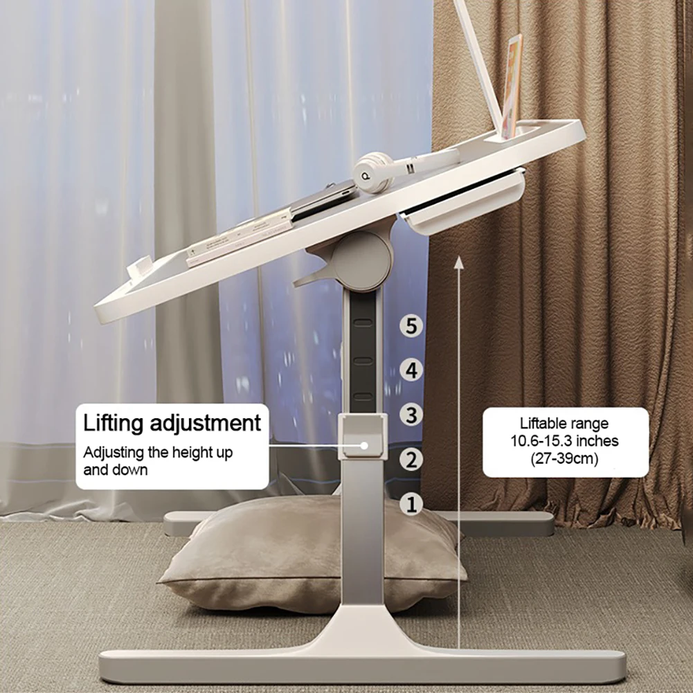 Foldable Lift Bed Small Table Home Learning Desk Simple Bedroom Computer Window Dormitory Student Table Laptop Computer Desk - Image 2