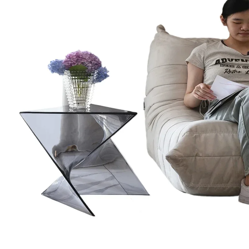 Nordic Minimalist Small Coffee Table, Creative Geometric Design for Modern Living Room, Designer Accent Table Unique - Image 6