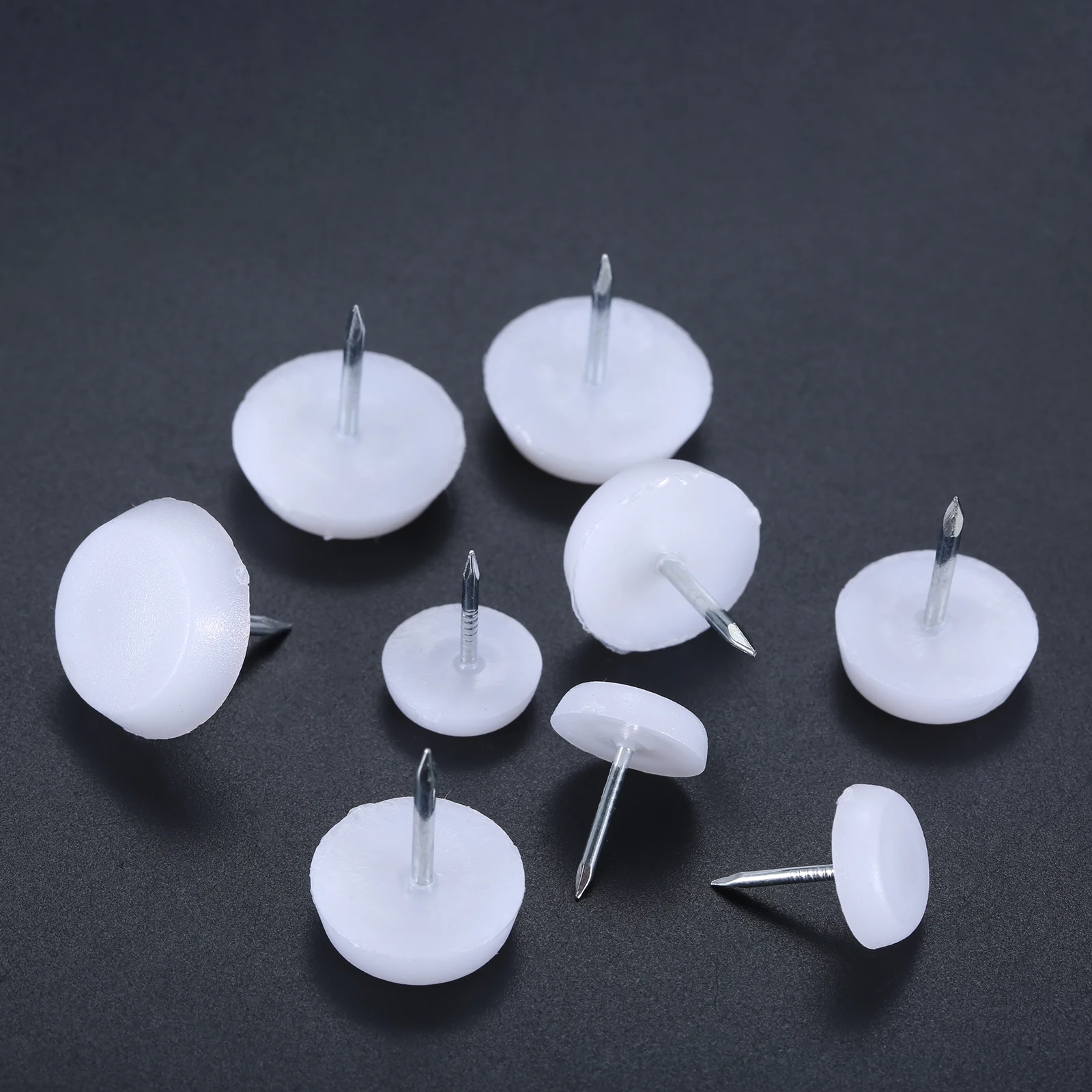 50Pcs 14/18/20mm Table Chair Leg Slider Glide Pads Nail-On Feet Pads Anti Slip Furniture Foot Mats Wooden Chair Legs Protector - Image 6