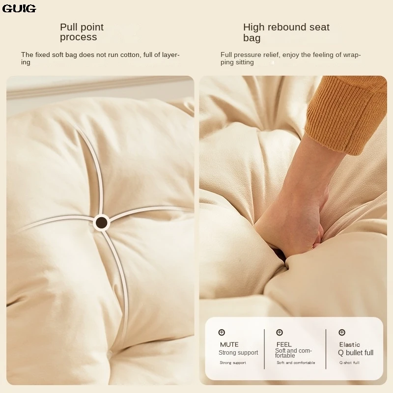 GUIG Couch Can Lie And Sleep On The Bed Adjustable Backrest Chair Bedroom Balcony Double Tatami Folding Sofa Bed Hot New - Image 5
