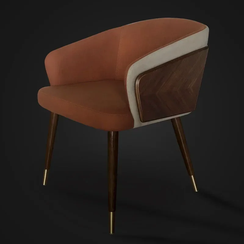 Accent Armchair Dining Chairs Camping Gaming Relaxing Floor Nordic Designer Dining Chairs Makeup Chaise Nordique Home Furniture - Image 3