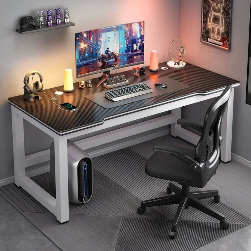 Shelf Game Office Desks Bedroom Single Modern Simplicity Office Desks Write Table Escritorio Ordenador Work Furniture QF50OD - Image 4