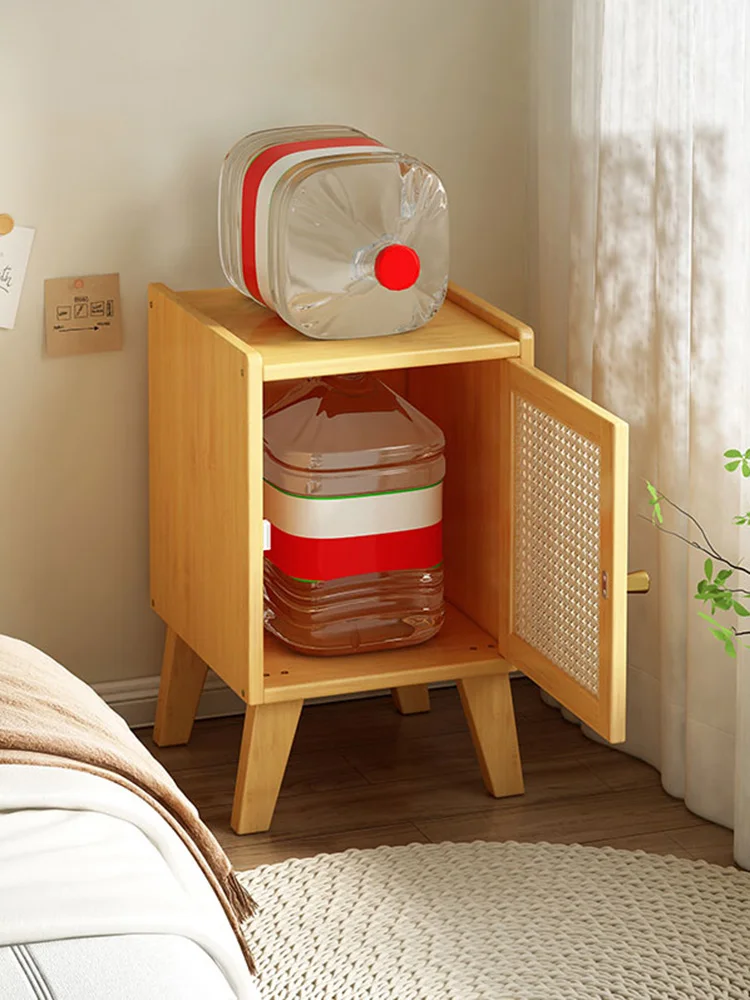 Bamboo Nightstands Home Furniture Living Room Shelf Storage Cabinet Bedroom Bedside Tables Customized Bed End Small Cabinets - Image 4