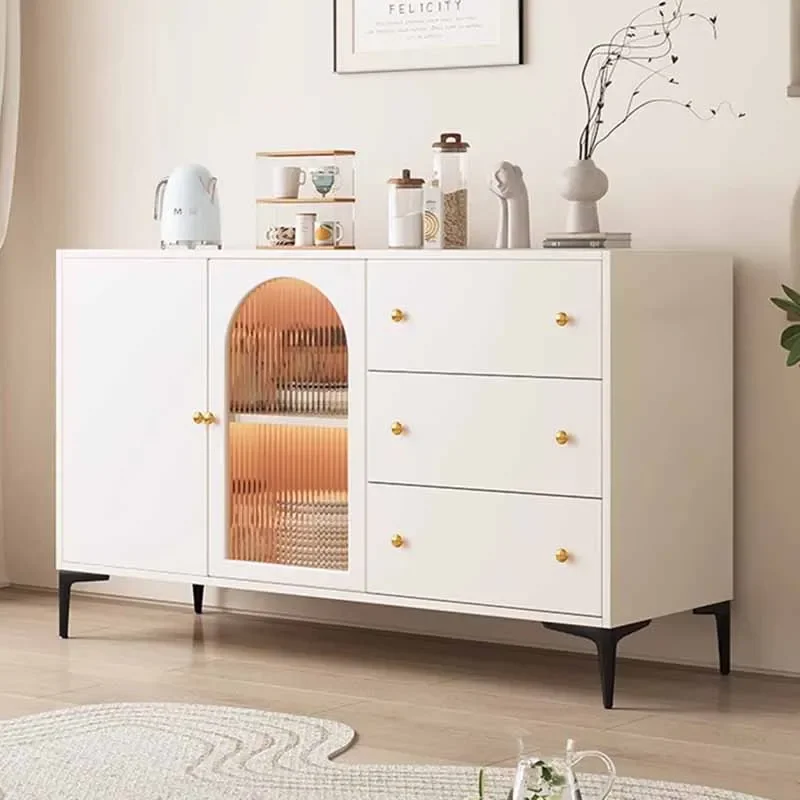 Bookcase Storage Living Room Cabinets Mobile Nordic Tall Kitchen Buffet Cabinet Theater Liquor Armoires De Salon Room Decor - Image 2