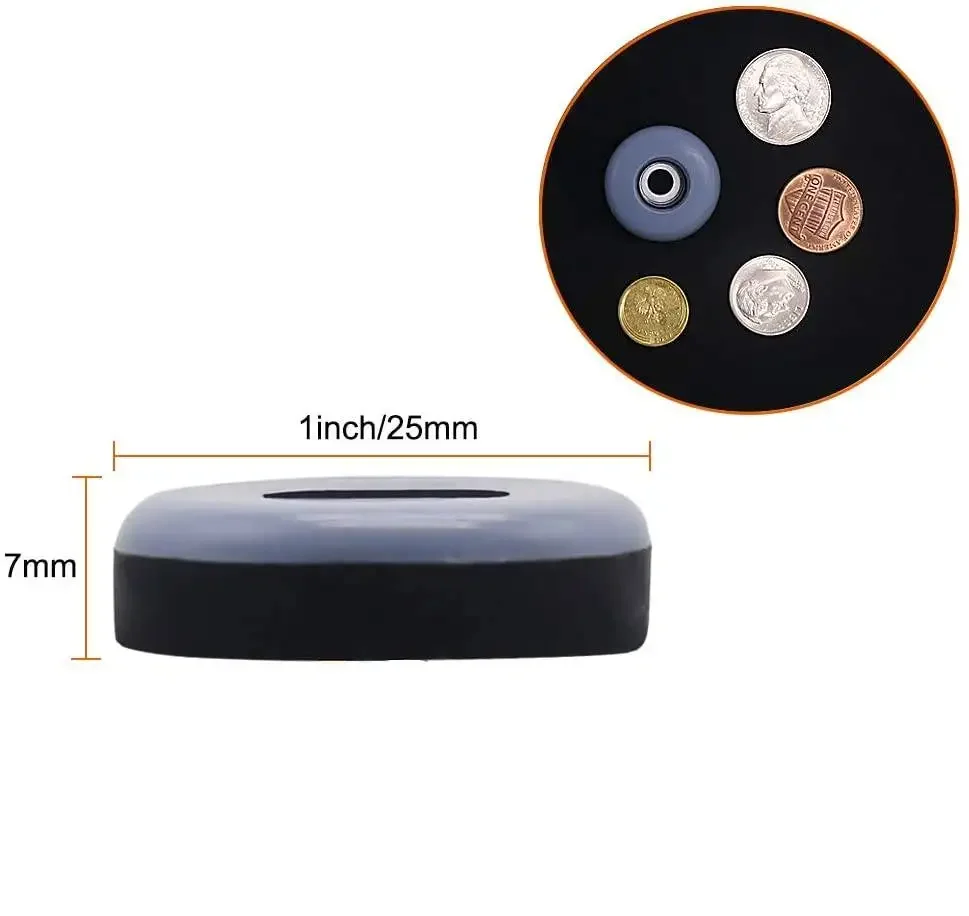 8pcs Furniture Sliders Pads Reusable Furniture Glides with Screws Table Chair Leg Mat Floor Protector for Carpet Tile Hardwood - Image 6