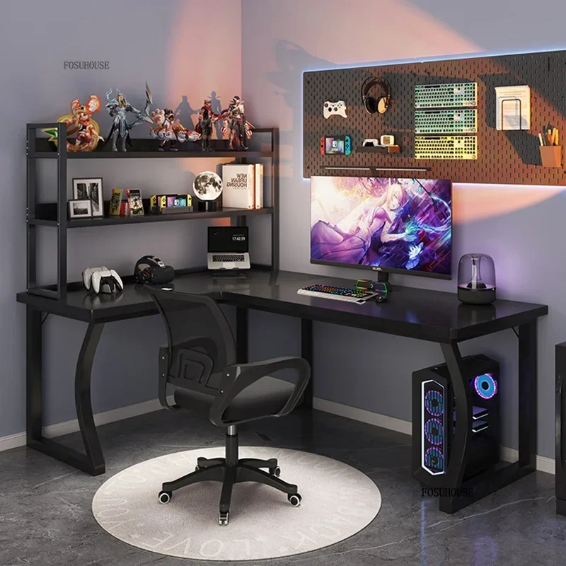 Nordic Corner Computer Desks Office Furniture Desktop Gaming Desks Creative Corner Desks Bedroom Home L-shaped Study Tables A - Image 3