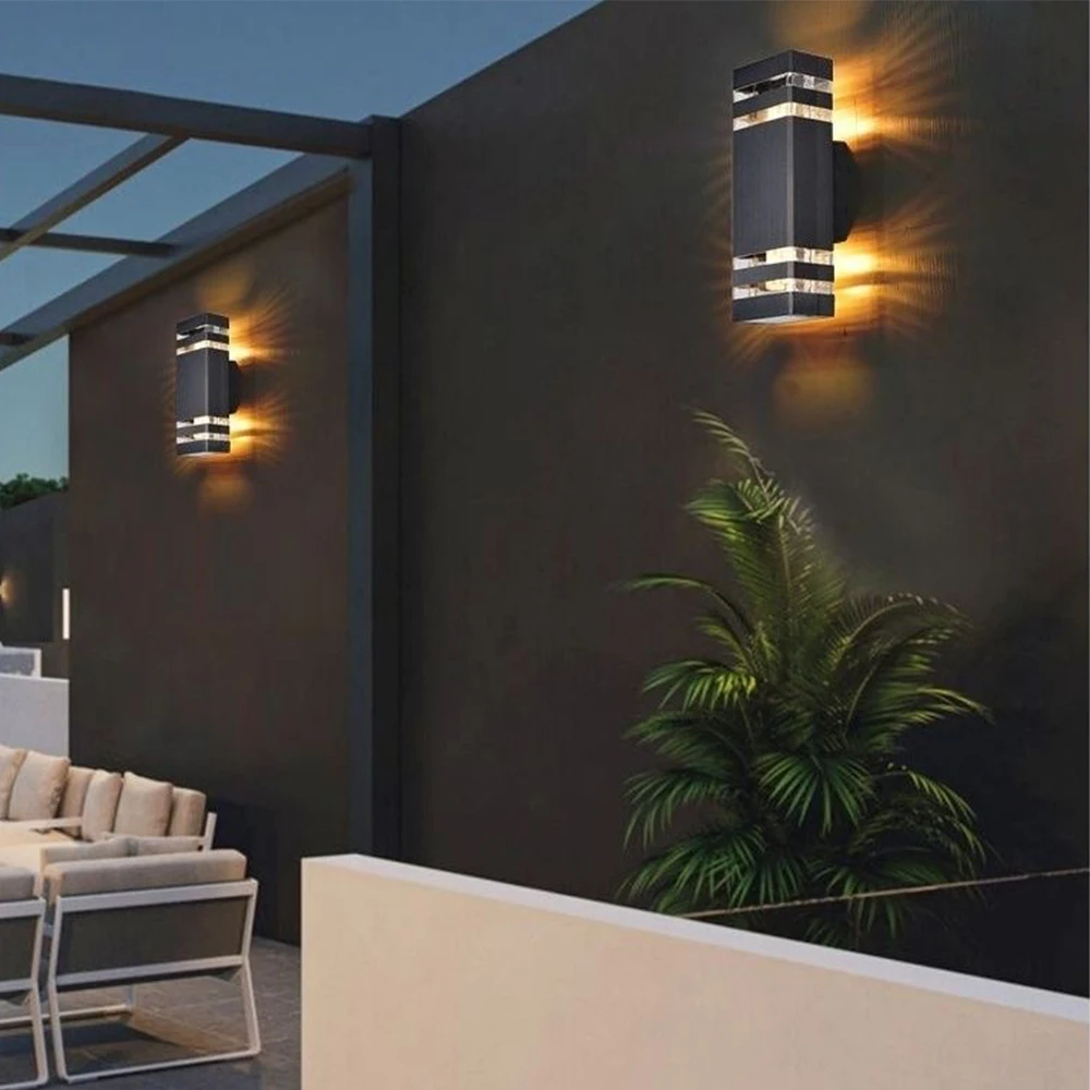 LED Wall Light E27 Bulb Socket Sconce Outdoor Waterproof External Stairs Decor Lights Entrance Fixture Home Decorative Lamp Wall - Image 3